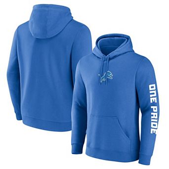 Men's Fanatics Blue Detroit Lions One Pride Hoodie