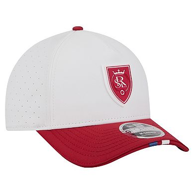 Men's New Era White Real Salt Lake 2026 MLS Kick Off 9FORTY M-Crown A-Frame Adjustable Hat