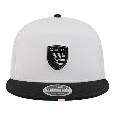Men's New Era Black San Jose Earthquakes 2026 MLS Kick Off 9FIFTY Snapback Hat