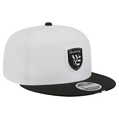Men's New Era Black San Jose Earthquakes 2026 MLS Kick Off 9FIFTY Snapback Hat