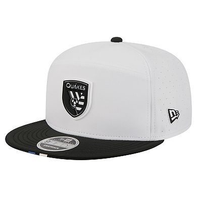 Men's New Era Black San Jose Earthquakes 2026 MLS Kick Off 9FIFTY Snapback Hat