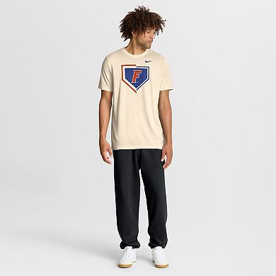 Men's Nike Natural Florida Gators Primetime Baseball Icon Legend Dri-FIT T-Shirt