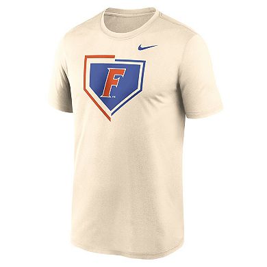 Men's Nike Natural Florida Gators Primetime Baseball Icon Legend Dri-FIT T-Shirt