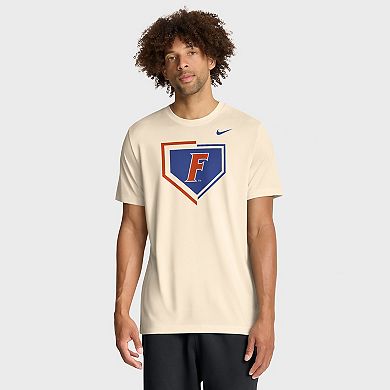Men's Nike Natural Florida Gators Primetime Baseball Icon Legend Dri-FIT T-Shirt