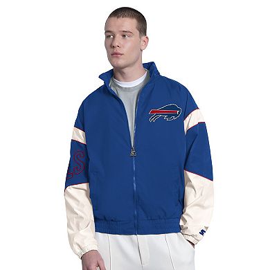 Men's Starter Royal Buffalo Bills The Gust Full-Zip Hoodie