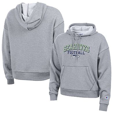 Women's Champion Gray Seattle Seahawks Triumph Tri-Blend Hoodie