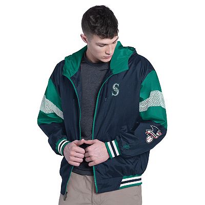 シアトルマリナーズ　G-III SPORTS MARINERS フードジャケット Men's Pro Player Navy/Teal Seattle Mariners Legacy Lightweight