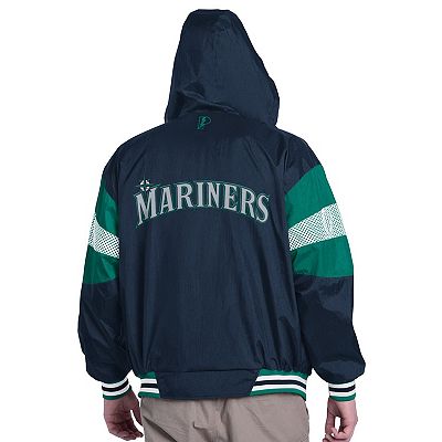 シアトルマリナーズ　G-III SPORTS MARINERS フードジャケット Men's Pro Player Navy/Teal Seattle Mariners Legacy Lightweight