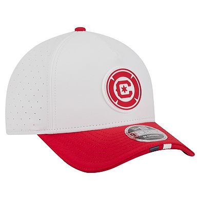 Men's New Era White Chicago Fire 2026 MLS Kick Off 9FORTY M-Crown A-Frame Adjustable Hat
