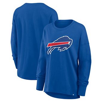 Women's Fanatics Royal Buffalo Bills Relaxed Hip Essential Long Sleeve T-Shirt