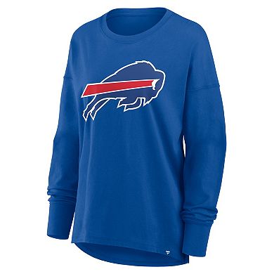 Women's Fanatics Royal Buffalo Bills Relaxed Hip Essential Long Sleeve T-Shirt
