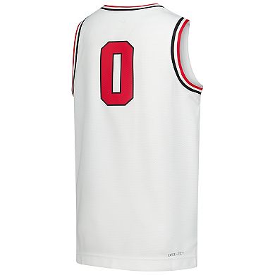Youth Nike White Ohio State Buckeyes Replica Basketball Jersey