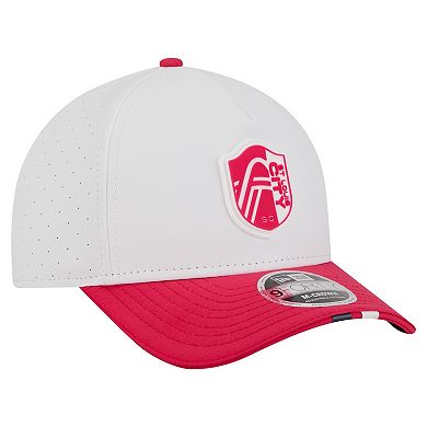Men's New Era White St. Louis CITY SC 2026 MLS Kick Off 9FORTY M-Crown A-Frame Adjustable Hat