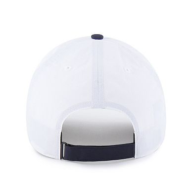 Men's '47 White/Navy Boston Red Sox Vista Mini Clean Up brrr Adjustable Hat