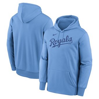 Men's Nike Light Blue Kansas City Royals Club Hoodie