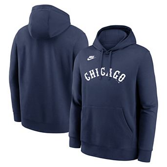 Men's Nike Navy Chicago White Sox Cooperstown Collection Wordmark Club Hoodie