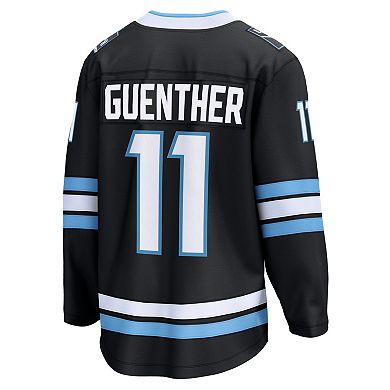 Men's Fanatics Dylan Guenther Black Utah Mammoth Home Breakaway Player Jersey