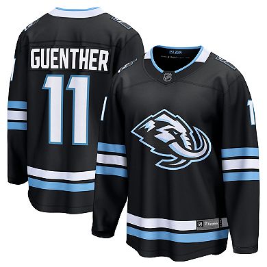 Men's Fanatics Dylan Guenther Black Utah Mammoth Home Breakaway Player Jersey