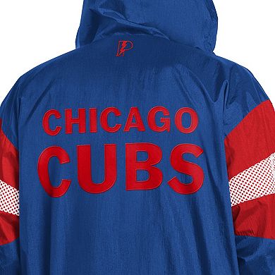 Men's Pro Player Royal/Red Chicago Cubs Legacy Lightweight Full Zip Hooded Jacket