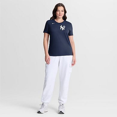 Women's Nike Navy New York Yankees Wordmark T-Shirt