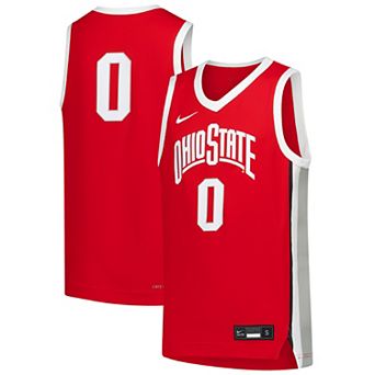 Youth Nike Scarlet Ohio State Buckeyes Replica Basketball Jersey