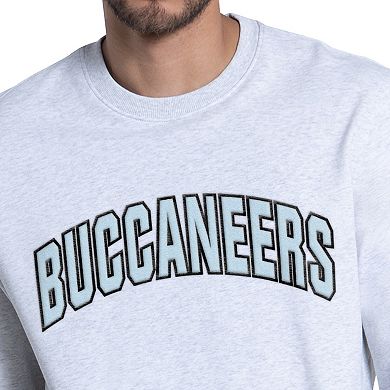 Men's Starter Ash Tampa Bay Buccaneers Faceoff Fleece Sweatshirt