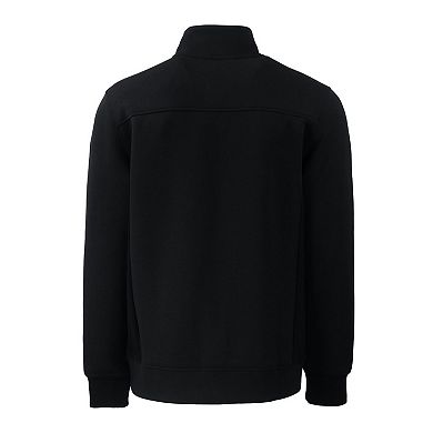 Men's Cutter & Buck Black Ohio State Buckeyes Alumni Logo Roam Eco Recycled Full-Zip Jacket