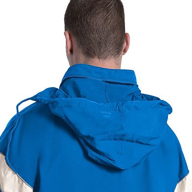 Men's Starter Blue Detroit Lions The Gust Full-Zip Hoodie