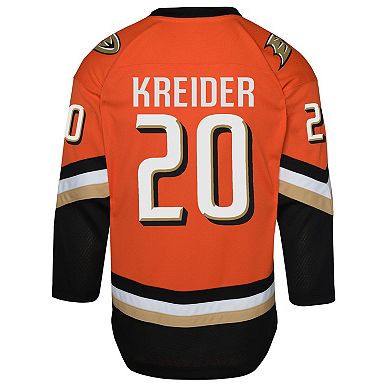 Youth Outerstuff Chris Kreider Orange Anaheim Ducks Home Replica Jersey