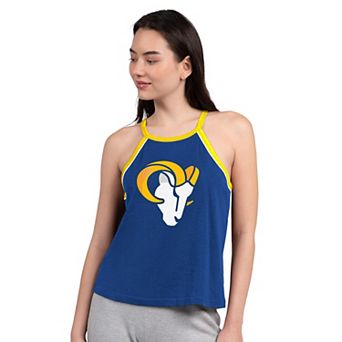 Women's G-III 4Her by Carl Banks Royal Los Angeles Rams Redemption Win Tank Top