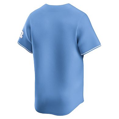 Men's Nike Carolina Blue North Carolina Tar Heels Baseball Limited Jersey