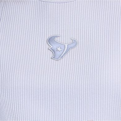 Women's Starter Pastel Blue Houston Texans Travel Pastels Cropped Tank