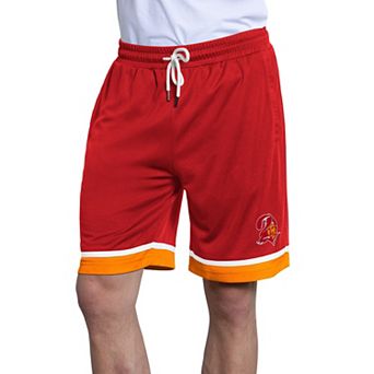 Men's Starter Red Tampa Bay Buccaneers Throwback Power Play Mesh Shorts