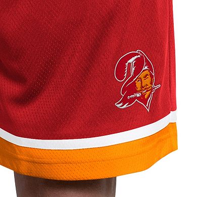 Men's Starter Red Tampa Bay Buccaneers Throwback Power Play Mesh Shorts