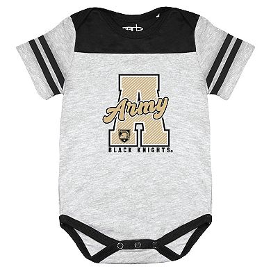 Infant Garb Heather Gray Army Black Knights Thomas Bodysuit