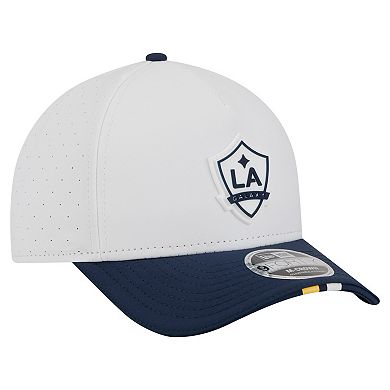 Men's New Era White LA Galaxy 2026 MLS Kick Off 9FORTY M-Crown A-Frame Adjustable Hat