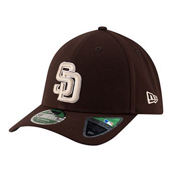 Men's New Era Brown San Diego Padres Alternate Player Replica 39THIRTY M-Crown Flex Hat