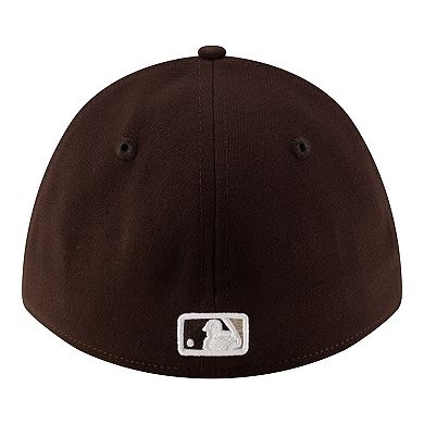 Men's New Era Brown San Diego Padres Alternate Player Replica 39THIRTY M-Crown Flex Hat
