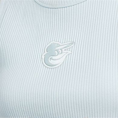 Women's Starter Mint Baltimore Orioles Pastels Ribbed Tank Top