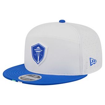 Men's New Era Blue Seattle Sounders FC 2026 MLS Kick Off 9FIFTY Snapback Hat