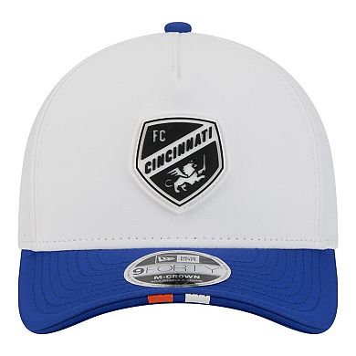 Men's New Era White FC Cincinnati 2026 MLS Kick Off 9FORTY M-Crown A-Frame Adjustable Hat