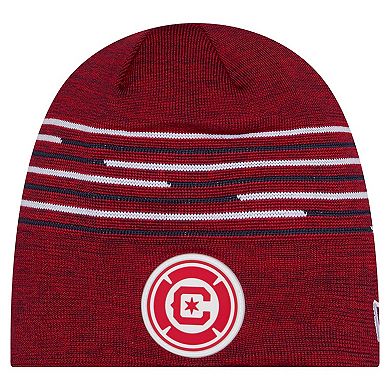 Men's New Era Red Chicago Fire 2026 Kickoff Knit Beanie