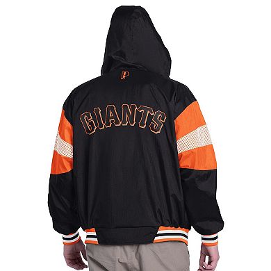 Men's Pro Player Black/Orange San Francisco Giants Legacy Lightweight Full-Zip Jacket