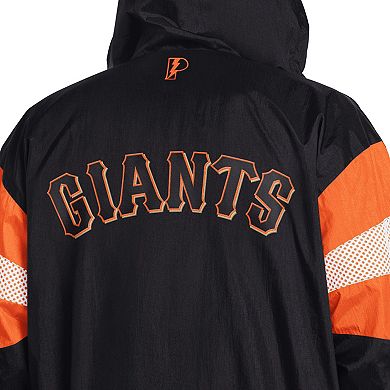Men's Pro Player Black/Orange San Francisco Giants Legacy Lightweight Full-Zip Jacket