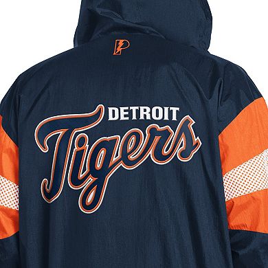 Men's Pro Player Navy/Orange Detroit Tigers Legacy Lightweight Full-Zip Jacket