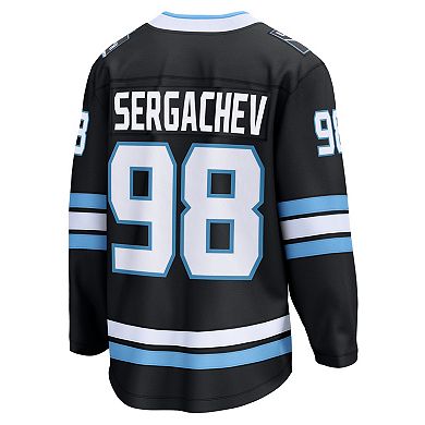 Men's Fanatics Mikhail Sergachev Black Utah Mammoth Home Breakaway Player Jersey
