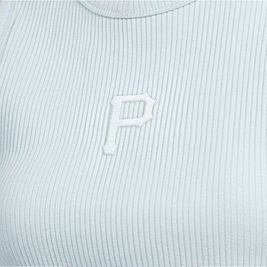 Women's Starter Mint Pittsburgh Pirates Pastels Ribbed Tank Top