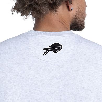 Men's Starter Ash Buffalo Bills Faceoff Fleece Sweatshirt
