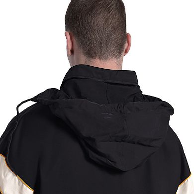 Men's Starter Black Pittsburgh Steelers The Gust Full-Zip Hoodie