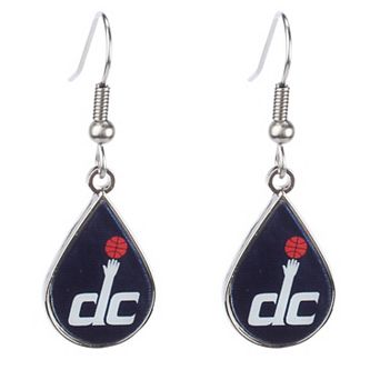 WinCraft Washington Wizards Tear Drop Dangle Earrings